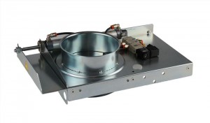 Blast gate pneumatic with gasket